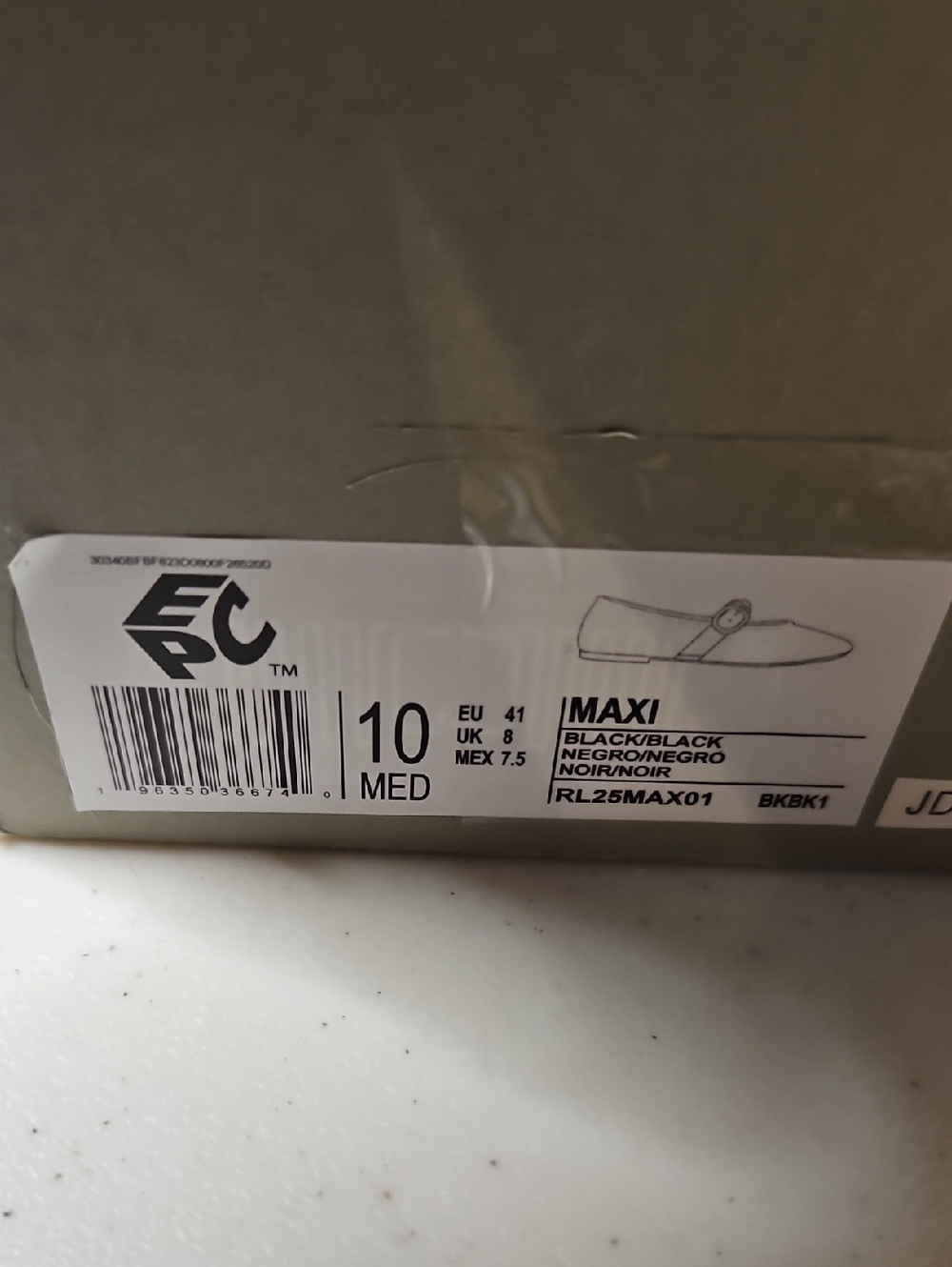 Kenneth Cole Reaction Women's Studded Maxi Maryjane Ballet Flats Sz 10 New Black - Picture 16 of 16